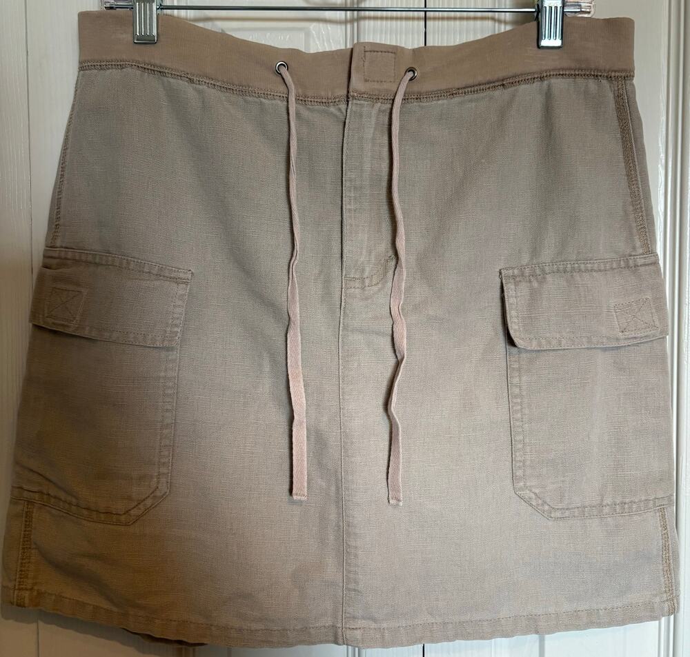 Gloria Vanderbilt linen blend skort size 6